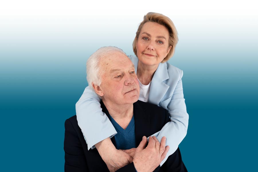 For Care Partners 1 older woman with arms wrapped around man